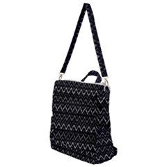 Chevrons Noir / Gris Crossbody Backpack by kcreatif