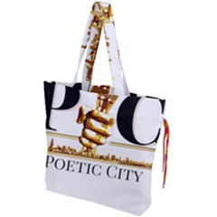  Drawstring Tote Bag by PoetsBlock