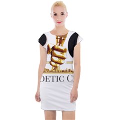  Cap Sleeve Bodycon Dress by PoetsBlock