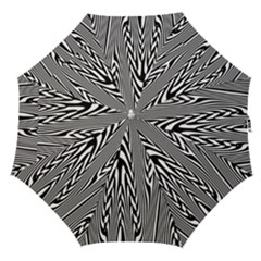 Abstrait Lignes Blanc/noir Straight Umbrellas by kcreatif