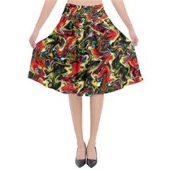 Ab 83 Flared Midi Skirt by ArtworkByPatrick