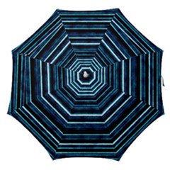 Bandes Peinture Bleu Profond Straight Umbrellas by kcreatif