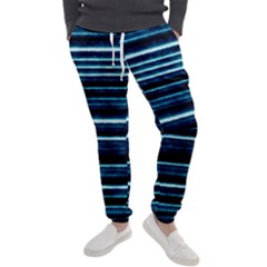 Bandes Peinture Bleu Profond Men s Jogger Sweatpants by kcreatif