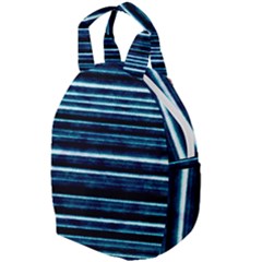 Bandes Peinture Bleu Profond Travel Backpacks by kcreatif