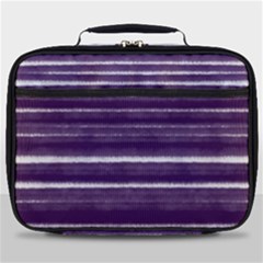 Bandes Peinture Violet  Full Print Lunch Bag by kcreatif