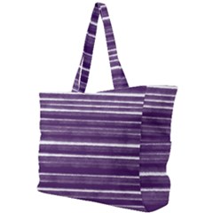 Bandes Peinture Violet  Simple Shoulder Bag by kcreatif