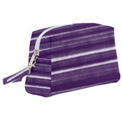 Bandes Peinture Violet  Wristlet Pouch Bag (large) by kcreatif