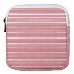 Bandes Peinture Rose Mini Square Pouch by kcreatif