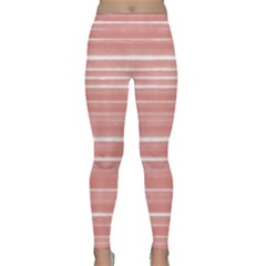 Bandes Peinture Rose Lightweight Velour Classic Yoga Leggings by kcreatif