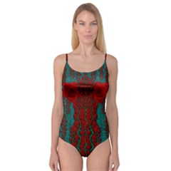 Lianas Of Roses In The Rain Forrest Camisole Leotard  by pepitasart