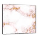 Pink and white Marble texture with gold intrusions Pale Rose Background Canvas 24  x 20  (Stretched) View1