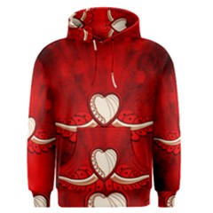 Love, Wonderful Elegant Heart Men s Pullover Hoodie by FantasyWorld7