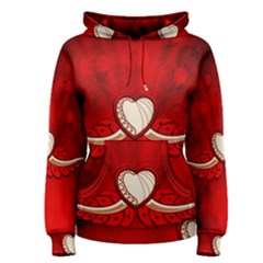 Love, Wonderful Elegant Heart Women s Pullover Hoodie by FantasyWorld7