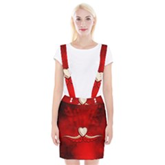 Love, Wonderful Elegant Heart Braces Suspender Skirt by FantasyWorld7