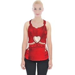 Love, Wonderful Elegant Heart Piece Up Tank Top by FantasyWorld7