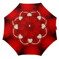 Love, Wonderful Elegant Heart Straight Umbrellas by FantasyWorld7