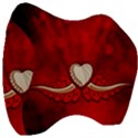 Love, Wonderful Elegant Heart Velour Head Support Cushion View3