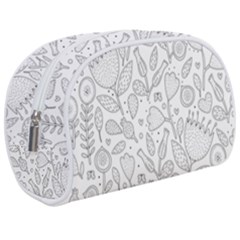 Floral Pattern Makeup Case (medium)