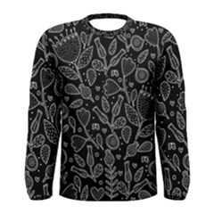 Floral Pattern Men s Long Sleeve Tee