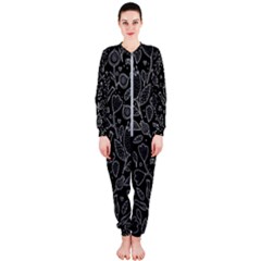 Floral Pattern Onepiece Jumpsuit (ladies) 