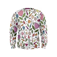 Floral Pattern Kids  Sweatshirt