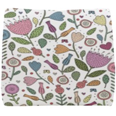 Floral Pattern Seat Cushion by Valentinaart