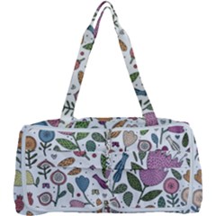 Floral Pattern Multi Function Bag by Valentinaart