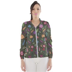 Floral Pattern Women s Windbreaker