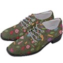 Floral pattern Women Heeled Oxford Shoes View2