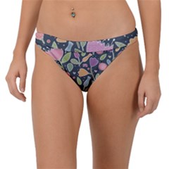 Floral Pattern Band Bikini Bottom by Valentinaart