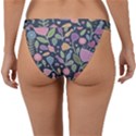 Floral pattern Band Bikini Bottom View2