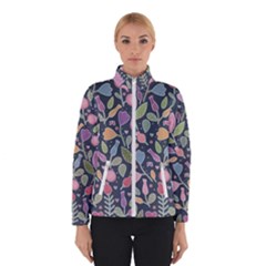 Floral Pattern Winter Jacket