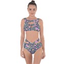 Floral pattern Bandaged Up Bikini Set  View1