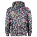 Floral pattern Men s Overhead Hoodie View1