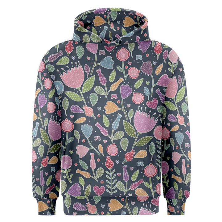 Floral pattern Men s Overhead Hoodie