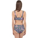 Floral pattern Cage Up Bikini Set View2