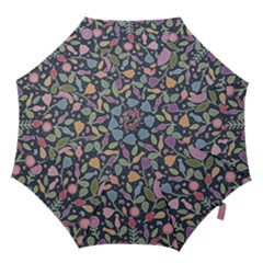 Floral Pattern Hook Handle Umbrellas (medium)