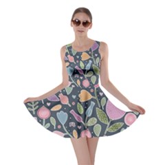 Floral Pattern Skater Dress