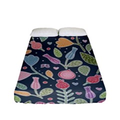 Floral Pattern Fitted Sheet (full/ Double Size)