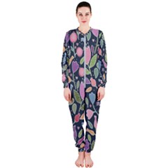 Floral Pattern Onepiece Jumpsuit (ladies) 