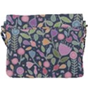 Floral pattern Buckle Messenger Bag View3