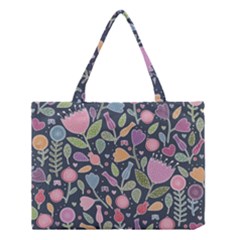 Floral Pattern Medium Tote Bag