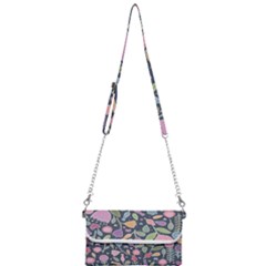 Floral Pattern Mini Crossbody Handbag