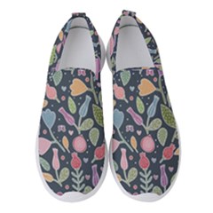 Floral Pattern Women s Slip On Sneakers