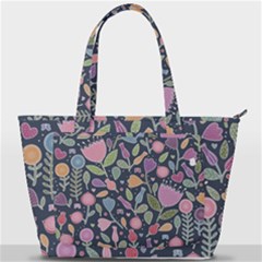 Floral Pattern Back Pocket Shoulder Bag 