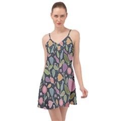 Floral Pattern Summer Time Chiffon Dress