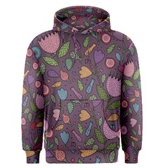 Floral Pattern Men s Pullover Hoodie