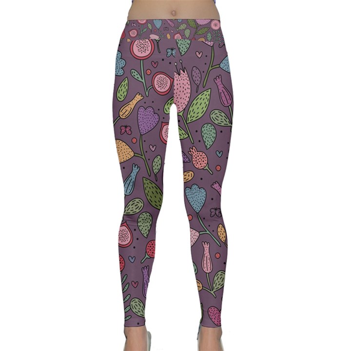 Floral pattern Classic Yoga Leggings