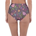 Floral pattern Reversible High-Waist Bikini Bottoms View4