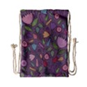 Floral pattern Drawstring Bag (Small) View1